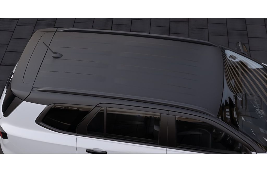 Ford Everest ขาวมุก แร๊ฟหลังคาดำ