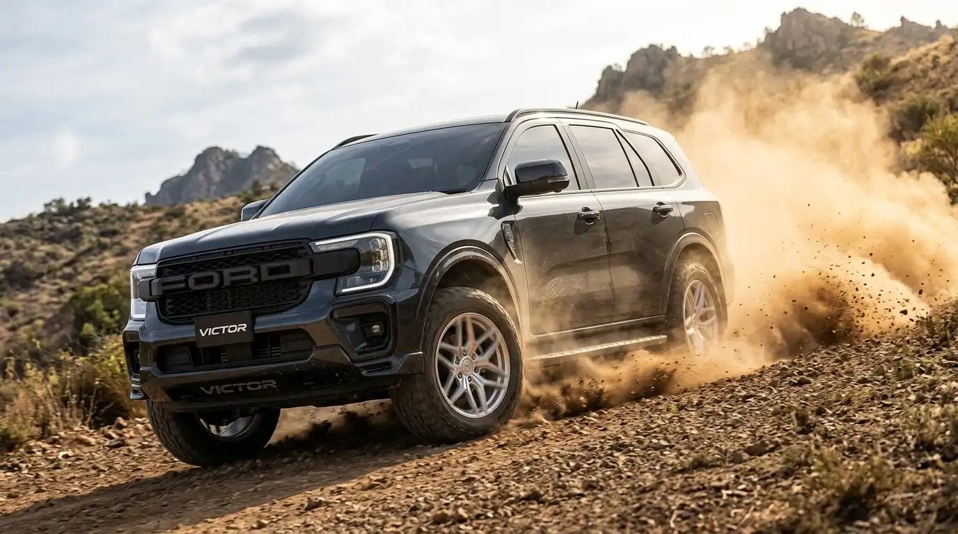 Everest ดีไหม Ford Everest สีเทาดำ สายลุย