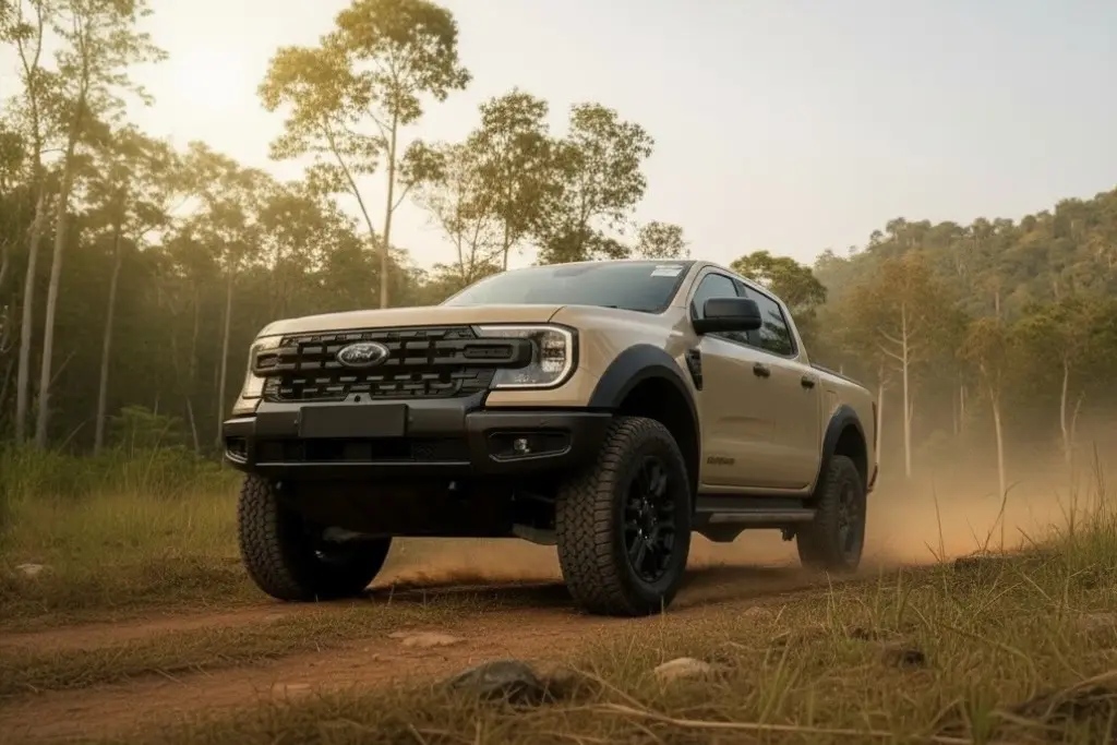 Ford Ranger Super Duty ทะเลทราย ด้านหน้า ลุยป่า