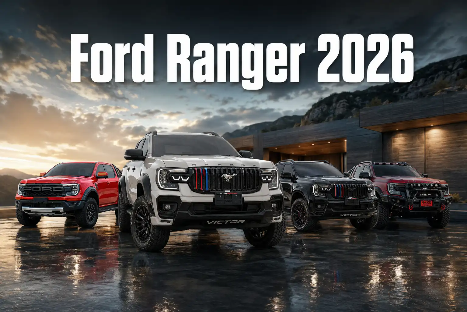 Ford Ranger 2026 แต่งพิเศษ — กระบะพรีเมียม 11 รุ่น ราคาเริ่ม 769,000 บาท