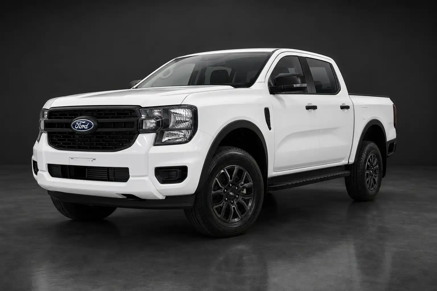 Ford Ranger DBL XL+ 4x2 10AT 2026 สีขาว Arctic White ด้านหน้า