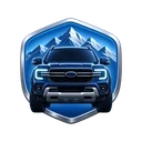 ตราสัญลักษณ์ Ford Everest SUV สำหรับครอบครัว
