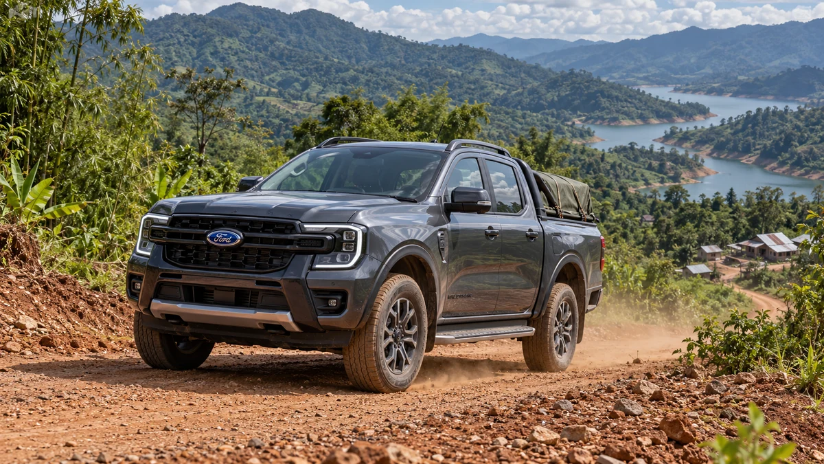 Ford Ranger Wildtrak เที่ยวภูเขาและขนของบนทางลูกรัง