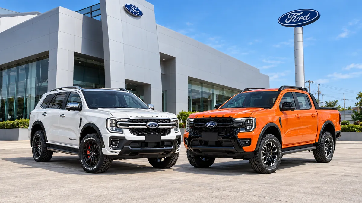 Ford Everest และ Ford Ranger รถยกสูงสำหรับพื้นที่เสี่ยงน้ำท่วม